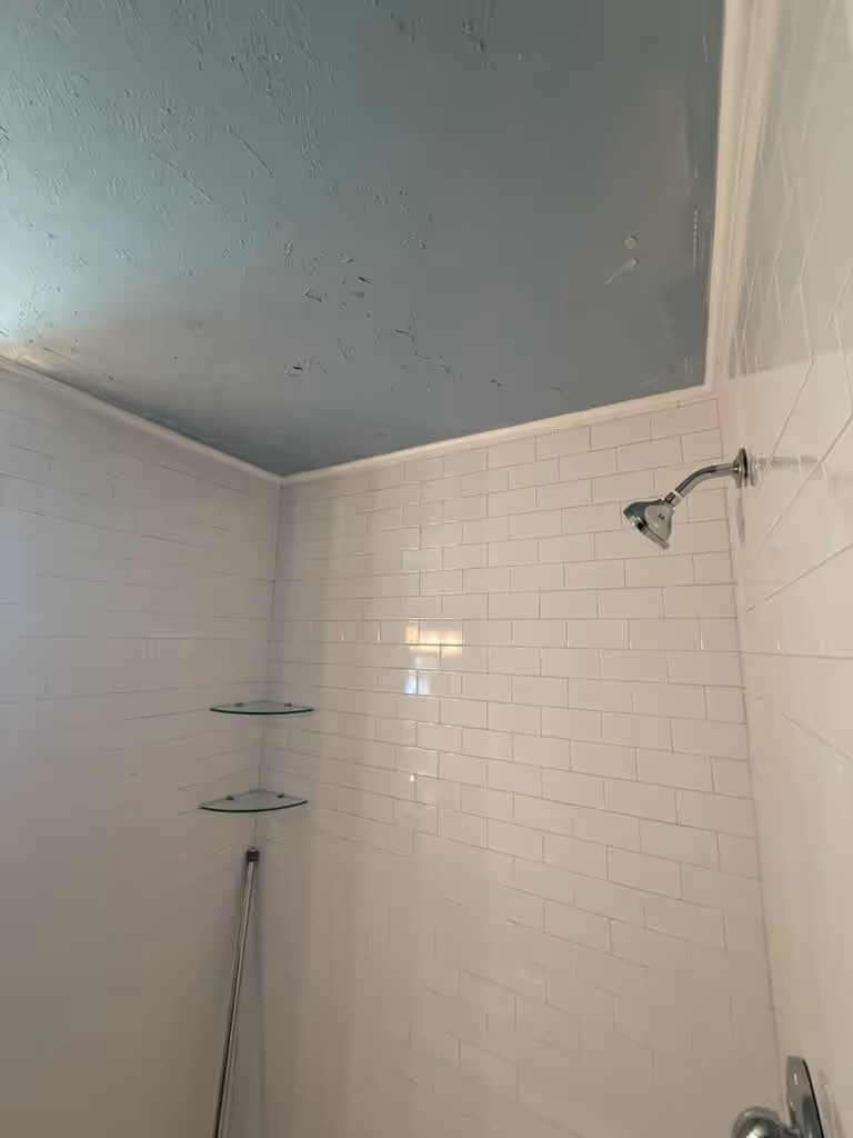Finished work: bath