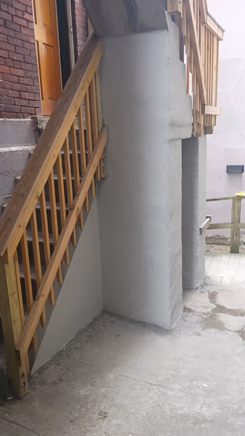 Finished renovation work