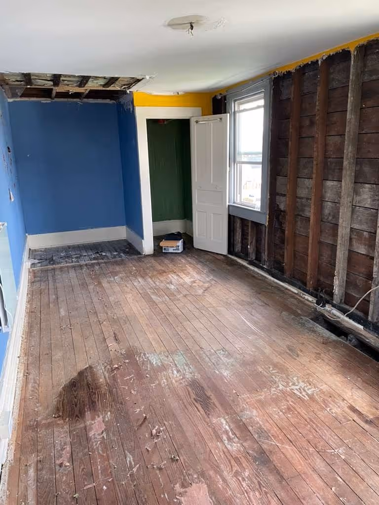 Margray, after: water damage interior