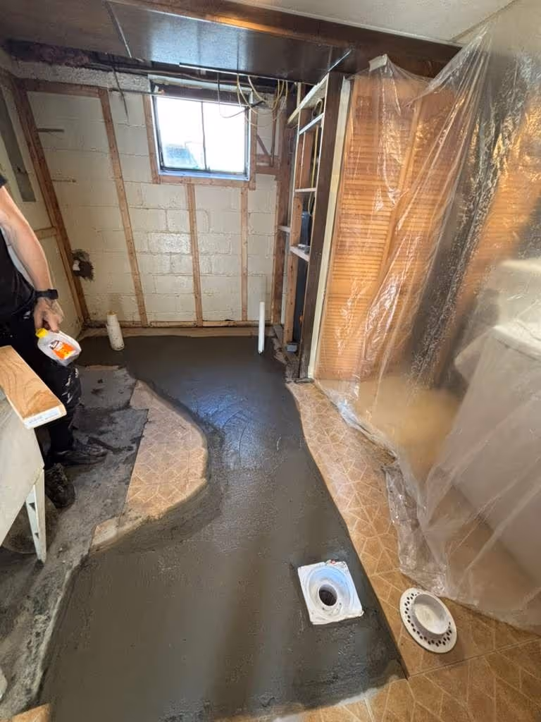 Bower Hill before renovation: half bath